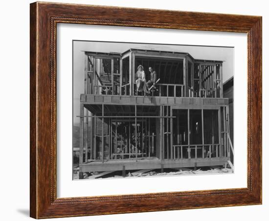 Couple Builds their Dream House-null-Framed Photo
