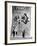 Couple Bursting Through Leap Year Calendar-null-Framed Photo