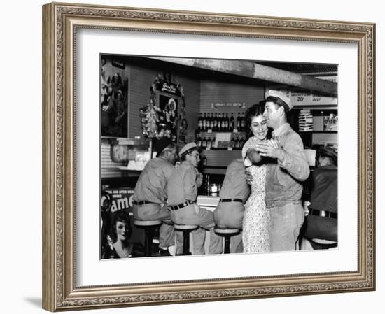 Couple Dancing at Rosie's Cafe-Carl Mydans-Framed Photographic Print