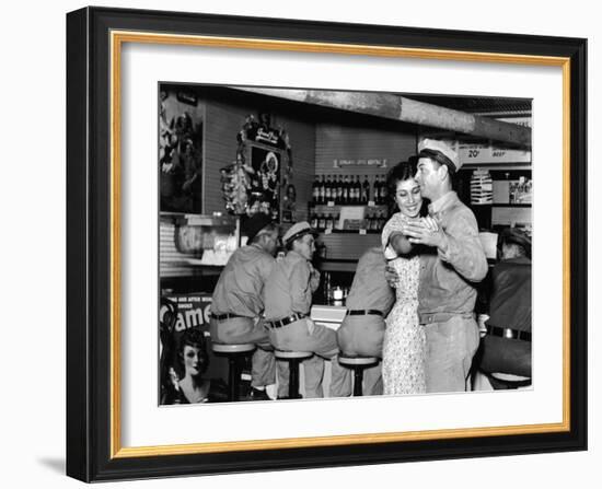 Couple Dancing at Rosie's Cafe-Carl Mydans-Framed Photographic Print