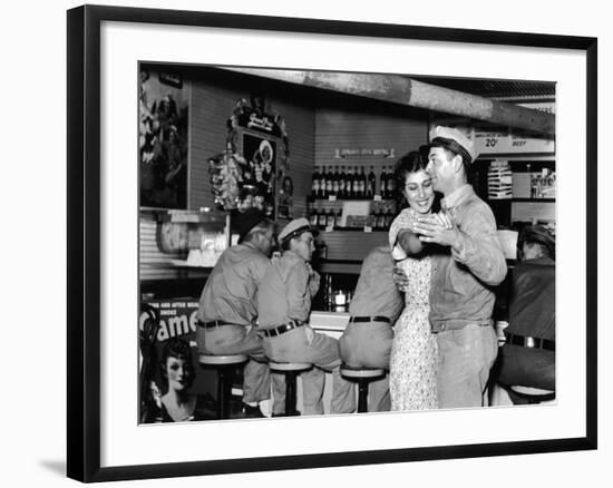 Couple Dancing at Rosie's Cafe-Carl Mydans-Framed Photographic Print