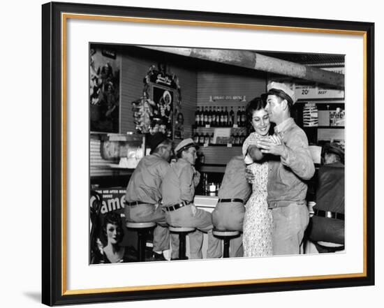 Couple Dancing at Rosie's Cafe-Carl Mydans-Framed Photographic Print