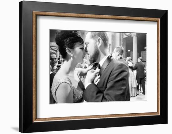 Couple Dancing Together at the Metropolitan Museum of Art Fashion Ball, NY, November 1960-Walter Sanders-Framed Photographic Print