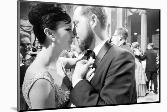 Couple Dancing Together at the Metropolitan Museum of Art Fashion Ball, NY, November 1960-Walter Sanders-Mounted Photographic Print