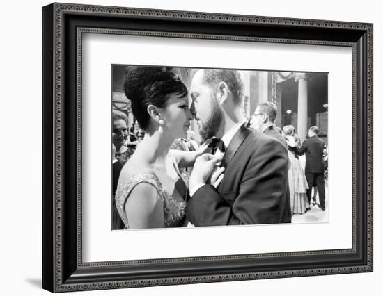 Couple Dancing Together at the Metropolitan Museum of Art Fashion Ball, NY, November 1960-Walter Sanders-Framed Photographic Print