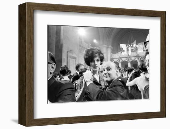 Couple Dancing Together at the Metropolitan Museum of Art Fashion Ball, NY, November 1960-Walter Sanders-Framed Photographic Print