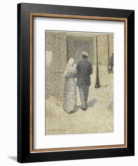 Couple dans la rue-Charles Angrand-Framed Giclee Print