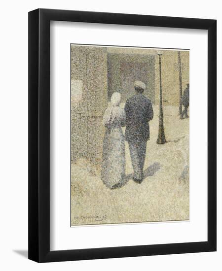 Couple dans la rue-Charles Angrand-Framed Giclee Print