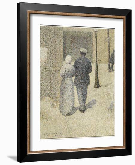 Couple dans la rue-Charles Angrand-Framed Giclee Print