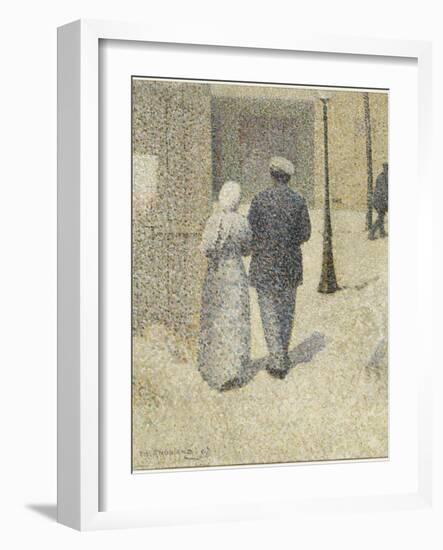 Couple dans la rue-Charles Angrand-Framed Giclee Print