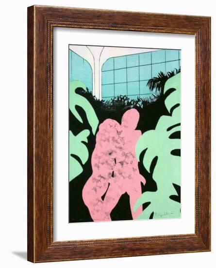 Couple dans la Serre I-Philippe Collage-Framed Collectable Print