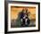 Couple Dressed in Masks and Costumes Taking Part in Venice Carnival, Venice, Veneto, Italy-Lee Frost-Framed Photographic Print