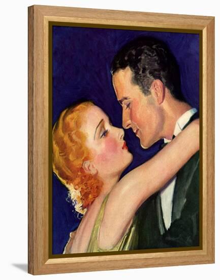 Couple Embracing, 1932-McClelland Barclay-Framed Premier Image Canvas