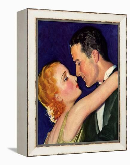 Couple Embracing, 1932-McClelland Barclay-Framed Premier Image Canvas