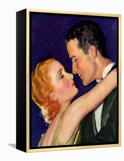 Couple Embracing, 1932-McClelland Barclay-Framed Premier Image Canvas