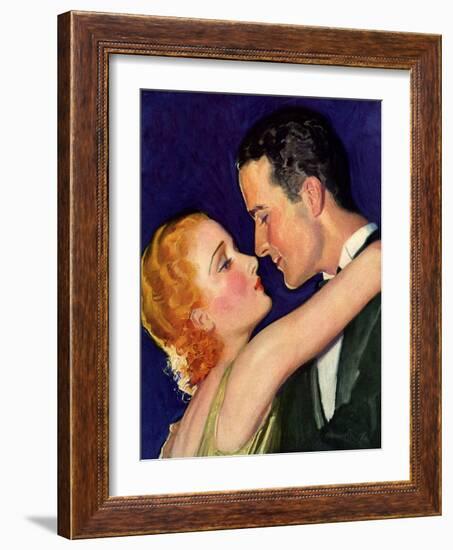 Couple Embracing, 1932-McClelland Barclay-Framed Giclee Print