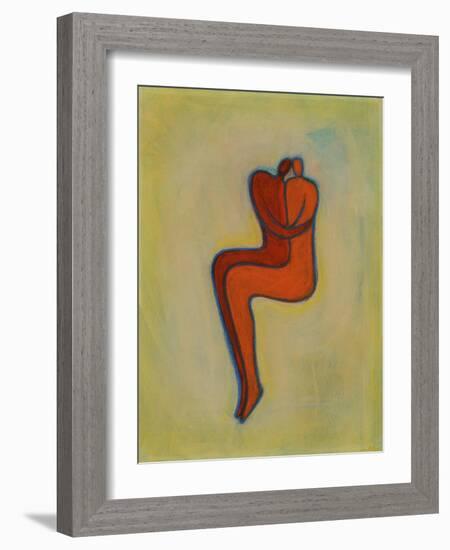 Couple Embracing-Marie Bertrand-Framed Giclee Print