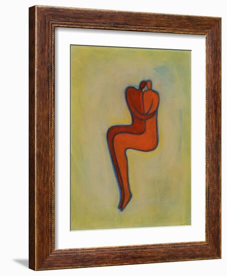 Couple Embracing-Marie Bertrand-Framed Giclee Print