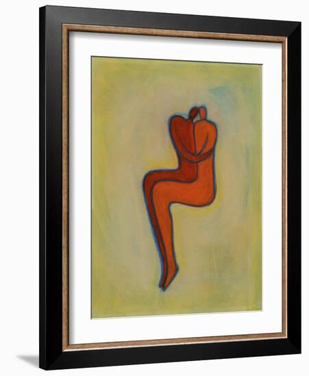 Couple Embracing-Marie Bertrand-Framed Giclee Print