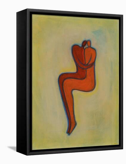 Couple Embracing-Marie Bertrand-Framed Premier Image Canvas