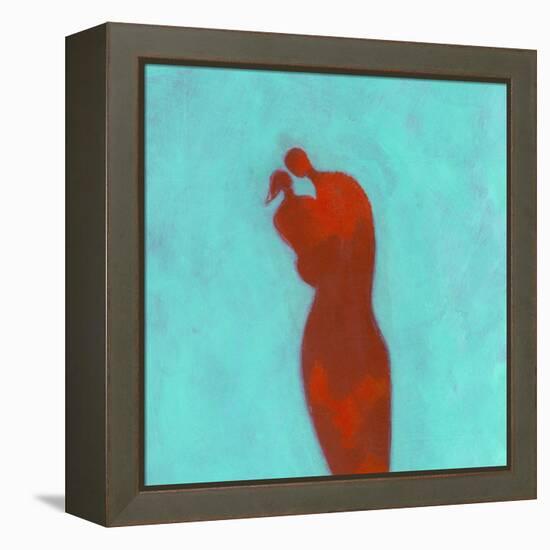 Couple Embracing-Marie Bertrand-Framed Premier Image Canvas