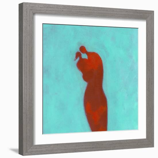 Couple Embracing-Marie Bertrand-Framed Giclee Print