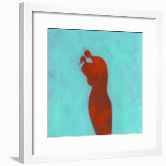 Couple Embracing-Marie Bertrand-Framed Giclee Print