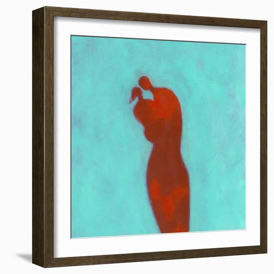 Couple Embracing-Marie Bertrand-Framed Giclee Print