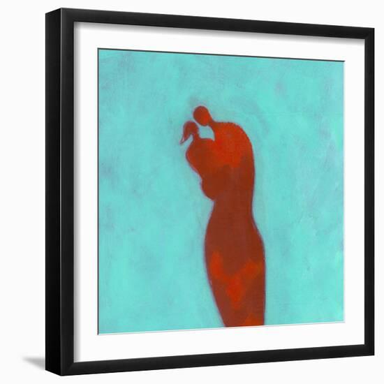 Couple Embracing-Marie Bertrand-Framed Giclee Print