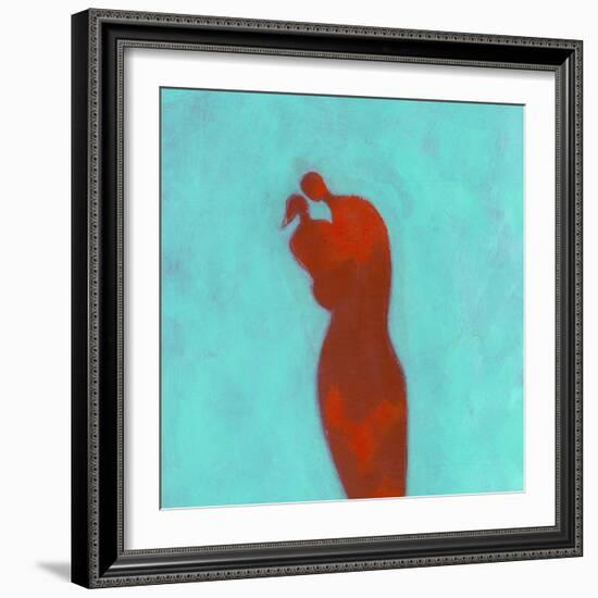 Couple Embracing-Marie Bertrand-Framed Giclee Print