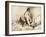 Couple Engaged in Foreplay, Plate 6 from Liebe-Mihaly von Zichy-Framed Giclee Print