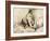 Couple Engaged in Foreplay, Plate 6 from Liebe-Mihaly von Zichy-Framed Giclee Print