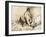 Couple Engaged in Foreplay, Plate 6 from Liebe-Mihaly von Zichy-Framed Giclee Print