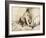 Couple Engaged in Foreplay, Plate 6 from Liebe-Mihaly von Zichy-Framed Giclee Print