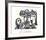 Couple et Enfant au Rameau D'Olivier-Pablo Picasso-Framed Collectable Print