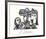 Couple et Enfant au Rameau D'Olivier-Pablo Picasso-Framed Collectable Print