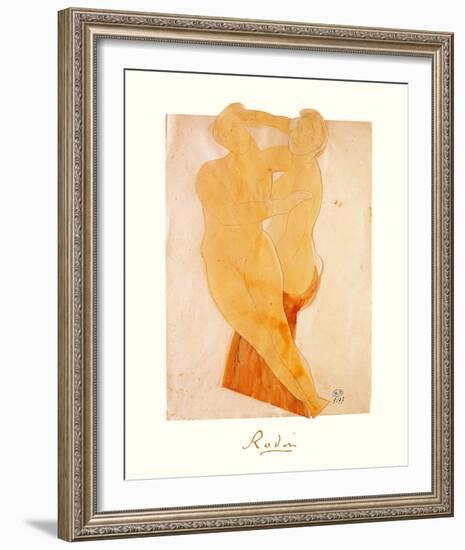 Couple Feminin-Auguste Rodin-Framed Premium Giclee Print