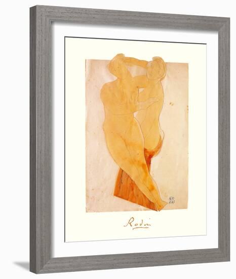 Couple Feminin-Auguste Rodin-Framed Premium Giclee Print