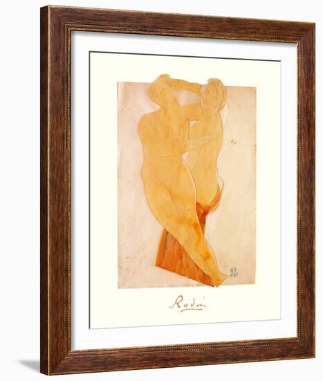 Couple Feminin-Auguste Rodin-Framed Premium Giclee Print