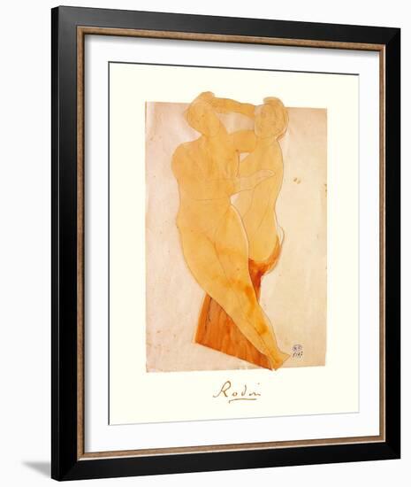 Couple Feminin-Auguste Rodin-Framed Premium Giclee Print