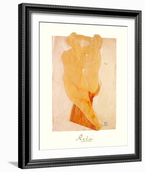 Couple Feminin-Auguste Rodin-Framed Premium Giclee Print