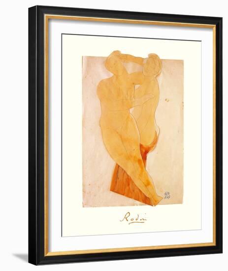 Couple Feminin-Auguste Rodin-Framed Premium Giclee Print