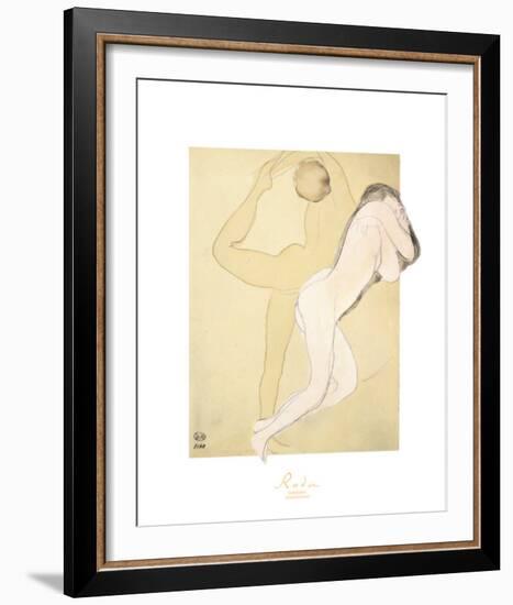 Couple Feminine-Auguste Rodin-Framed Art Print