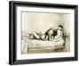 Couple Having Sex, Plate 27 from Liebe-Mihaly von Zichy-Framed Giclee Print