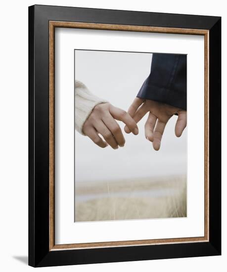 Couple Holding Hands-null-Framed Photographic Print