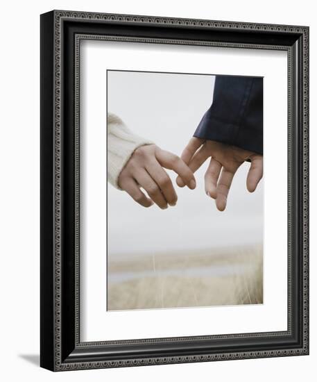 Couple Holding Hands-null-Framed Photographic Print