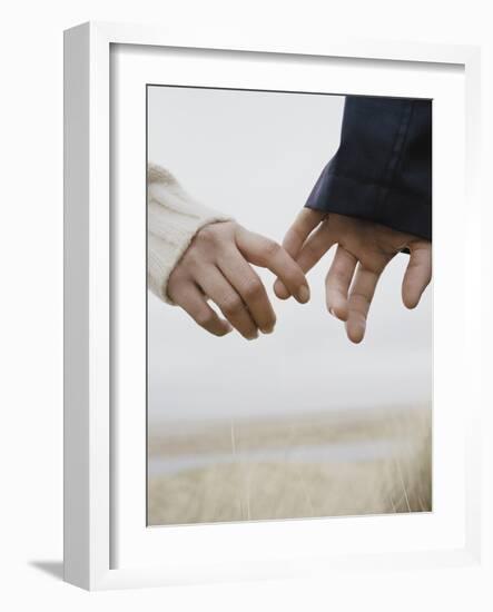 Couple Holding Hands-null-Framed Photographic Print