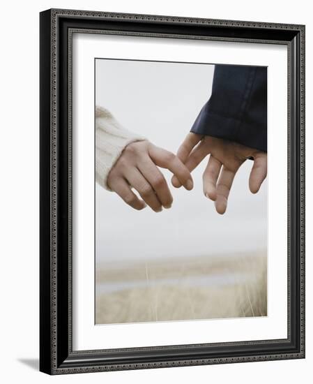 Couple Holding Hands-null-Framed Photographic Print