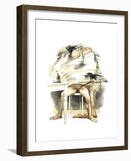 Couple II-Julio Zapata-Framed Collectable Print
