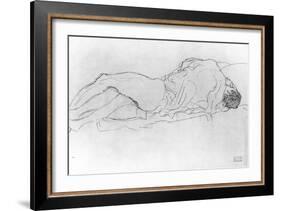 Couple in Bed, c.1915-Gustav Klimt-Framed Giclee Print
